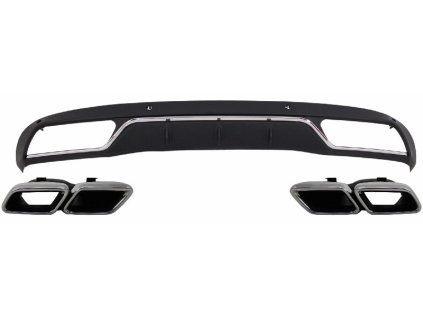 b2b rear diffuser with exhaust tips tailpipe package 5992827 6029550