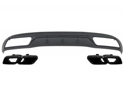b2b rear bumper diffuser with muffler tips suitable 5993625 6032966