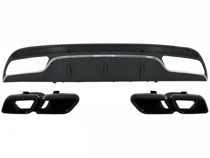 b2b rear bumper diffuser suitable for mercedes 5998906 6053191