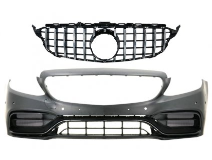 b2b front bumper with grille chrome without 360 5999746 6064565