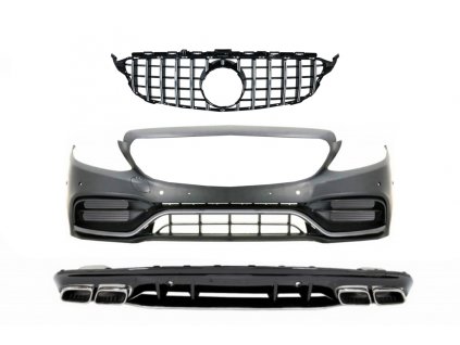 b2b front bumper with diffuser and silver tips 5999753 6064643