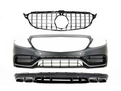 b2b front bumper grille with diffuser and tips 5999754 6101307