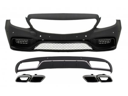 b2b front bumper without central grille and diffuser 6000111 6068311