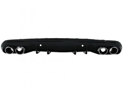 b2b rear bumper diffuser with exhaust muffler tips 6000435 6078317