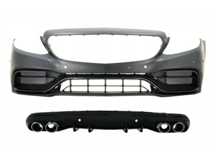 b2b front bumper with diffuser and exhaust muffler 6000672 6078601
