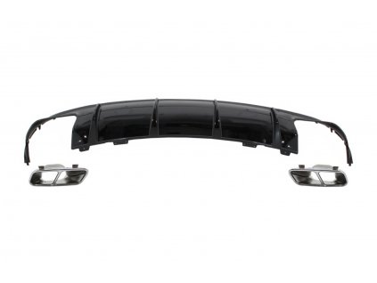 b2b rear bumper air diffuser with ehaust muffler tips 5997380 6047159