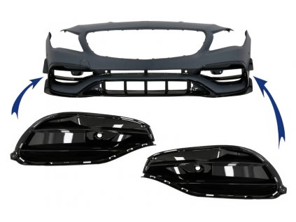 b2b front bumper side grilles suitable for mercedes 6000989 6086185