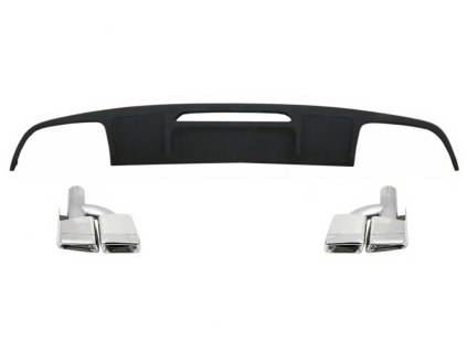 b2b rear bumper diffuser suitable for mercedes cls 6001101 6084111