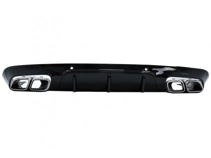 b2b rear diffuser with chrome exhaust tips suitable 6001512 6094551