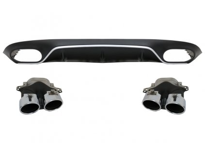 b2b rear diffuser with exhaust tips suitable for 5999012 6057967