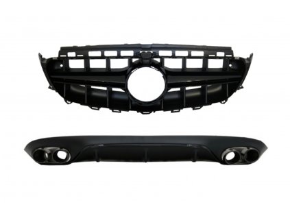 b2b rear diffuser exhaust tips and central grille 5999303 6058833