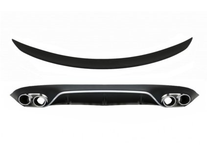 b2b rear diffuser with exhaust tips and trunk boot 5999305 6058871