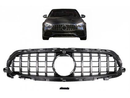 b2b central grille suitable for mercedes e class 6000482 6079721