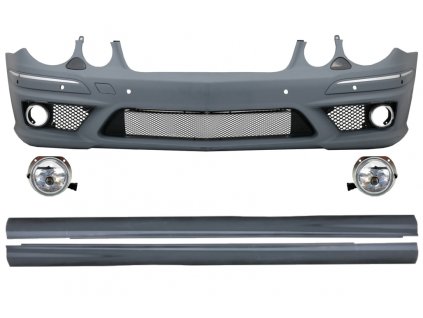 b2b front bumper suitable for mercedes w211 e class 5999668 6063612