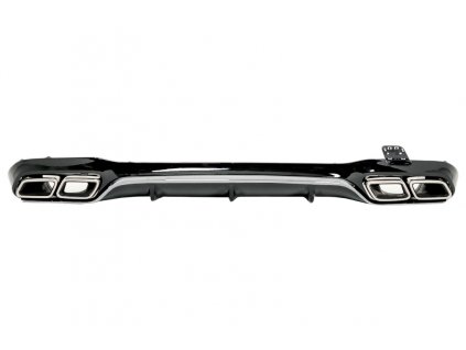 b2b rear diffuser with chrome exhaust tips suitable 6001785 6098457