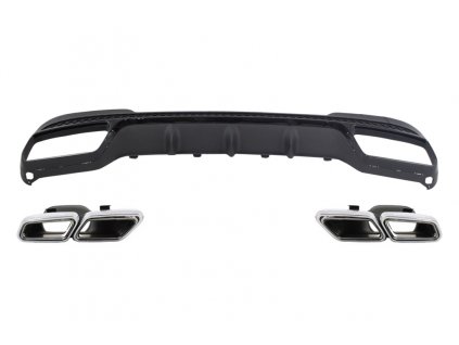 b2b rear diffuser exhaust tips suitable for 5987497 6003574