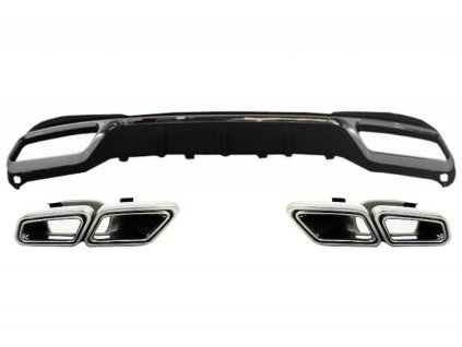 b2b rear diffuser with exhaust muffler tips suitable 5997529 6049367