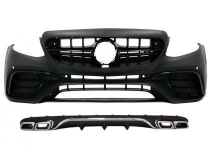 b2b front bumper with diffuser and exhaust muffler 5999067 6055202