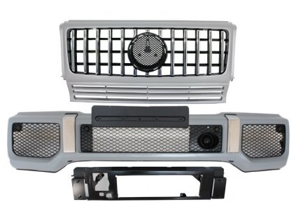 b2b front bumper with silver grille suitable for 5996640 6039162