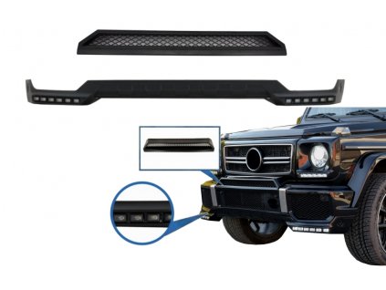 b2b front bumper spoiler led drl extension and upper 5997036 6043684