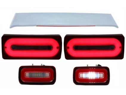 b2b full led taillights light bar red dynamic 5997404 6047557