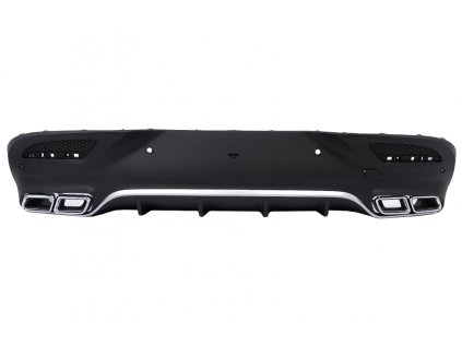 b2b rear diffuser with chrome exhaust muffler tips 6002243 6102486