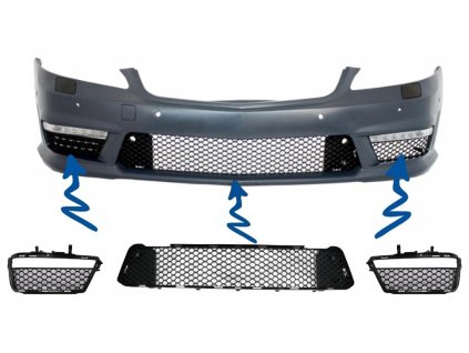 b2b front bumper central lower grille and side 5992300 6026716