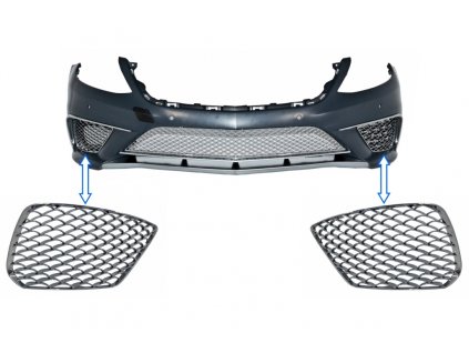 b2b front bumper chrome side grilles suitable for 5992116 6030473