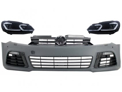 b2b front bumper with led headlights flowing dynamic 5997772 6052367