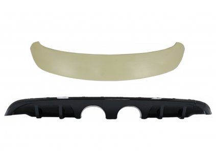 b2b rear bumper valance diffuser with roof spoiler 6001128 6085362