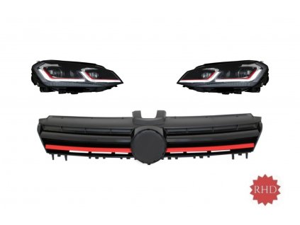 b2b rhd headlights led sequential dynamic turn light 5997481 6048455