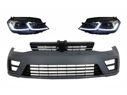 b2b front bumper with led headlights sequential 5997698 6051445