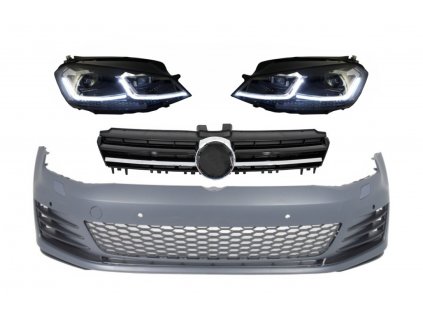 b2b front bumper with led headlights sequential 6000017 6067467