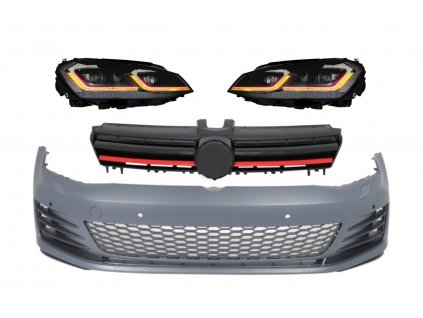 b2b front bumper with led headlights sequential 6000018 6067483