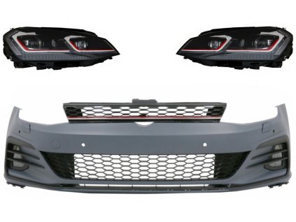 b2b front bumper suitable for vw golf vii 7 6001503 6091568
