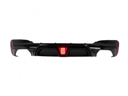 b2b rear bumper diffuser with led suitable for bmw 5 6006236 6127120