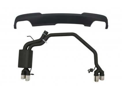 b2b diffuser with exhaust system twin double exhaust 6000317 6072976