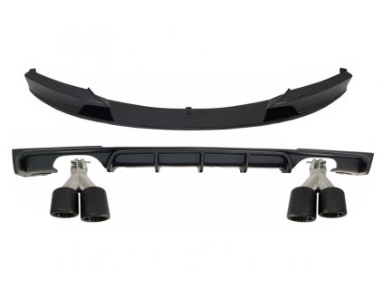 b2b front spoiler lip with valance diffuser double 5999714 6064158
