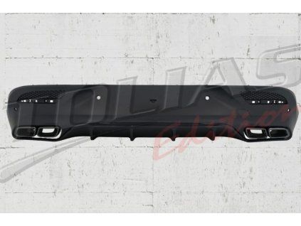 b2b rear diffuser with exhaust muffler tips suitable 6006459 6128720