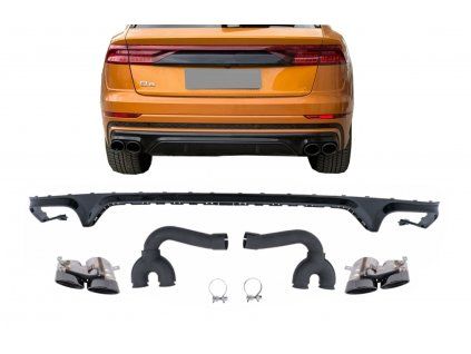 b2b rear bumper spoiler valance diffuser double 6006453 6261203