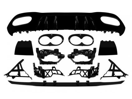 b2b type a45 diffuser suitable for a design bumper on 6011547 6157264