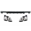 b2b rear bumper valance diffuser with exhaust muffler 5996926 6042471