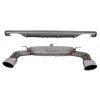 b2b rear bumper valance diffuser with exhaust system 5987661 6004047