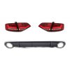 b2b led taillights with rear diffuser and exhaust 5999090 6055706