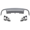 b2b rear bumper diffuser with exhaust muffler tips 5993804 6033937