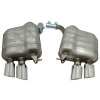 b2b complete exhaust system with twin muffler tips 6000587 6079788