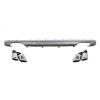 b2b rear diffuser double outlet with exhaust muffler 6000606 6076704