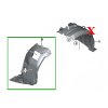 b2b front right fender liner suitable for bmw 3 6002377 6103096