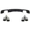 b2b rear diffuser double outlet brilliant black 5991970 6025395
