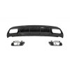 b2b rear bumper valance diffuser with exhaust muffler 5997394 6047392